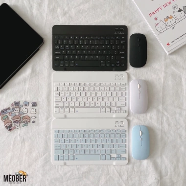 Bàn phím & Chuột Bluetooth mỏng nhẹ cho Tablet Pro 11, Air 4, Gen 5-9, Laptop, Smartphone - 39.000₫ 8 Bàn phím & Chuột Bluetooth mỏng nhẹ cho Tablet Pro 11, Air 4, Gen 5-9, Laptop, Smartphone - 39.000₫ 8