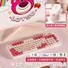 Bàn Phím & Chuột Gấu Dâu Không Dây Bluetooth USB, Combo Dễ Thương Giá 450k 3