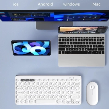 Bàn Phím & Chuột Không Dây Bluetooth 5.0 USB 2.4G K902 – Dùng chung 1 USB, tương thích Laptop, PC, Tablet, Điện Thoại – 190.000đ 2