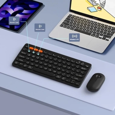 Bàn Phím & Chuột Không Dây Bluetooth 5.0 USB 2.4G K902 – Dùng chung 1 USB, tương thích Laptop, PC, Tablet, Điện Thoại – 190.000đ 3