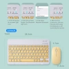 Bàn phím chuột không dây Bluetooth mini 10 inch, bộ đồ máy tính, giao hàng ngay - Giá 58,999 VND 7