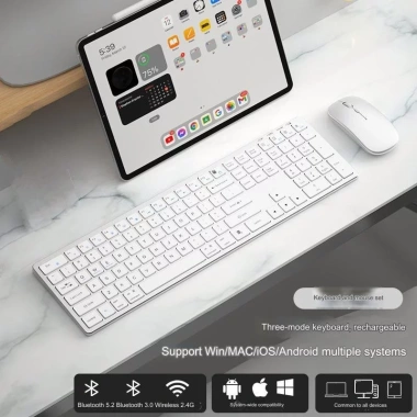Bàn Phím Chuột Không Dây Fullsize H869 Pin Sạc Type‑C, Bluetooth 5.2/3.0, USB 2.4G, Kết Nối 4 Thiết Bị, Chống Ồn – 460k 4 Bàn Phím Chuột Không Dây Fullsize H869 Pin Sạc Type‑C, Bluetooth 5.2/3.0, USB 2.4G, Kết Nối 4 Thiết Bị, Chống Ồn – 460k 4
