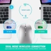 Bàn phím chuột không dây K835 pin sạc, Bluetooth 5.0/3.0 + 2.4G USB, chỉ 480.000₫ 4