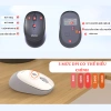 Bàn phím chuột không dây Meetion Mini5.000 Bluetooth 2.4GHz – Phím chống ồn, nhẹ 5