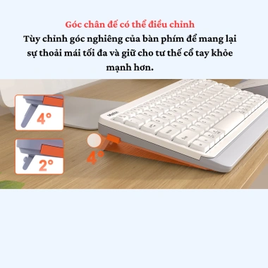 Bàn phím chuột không dây Meetion Mini5.000 Bluetooth 2.4GHz – Phím chống ồn, nhẹ 7 Bàn phím chuột không dây Meetion Mini5.000 Bluetooth 2.4GHz – Phím chống ồn, nhẹ 7