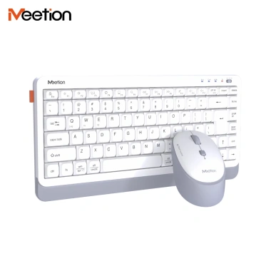 Bàn phím chuột không dây Meetion Mini5.000 Bluetooth 2.4GHz – Phím chống ồn, nhẹ