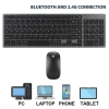 Bàn Phím Chuột Không Dây Mini K835 Pin Sạc Bluetooth 5.0/3.0 USB 2.4G Chống Ồn Tương Thích PC Laptop Smartphone Giá Ưu Đãi 380k 2