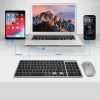 Bàn Phím Chuột Không Dây Mini K835 Pin Sạc Bluetooth 5.0/3.0 USB 2.4G Chống Ồn Tương Thích PC Laptop Smartphone Giá Ưu Đãi 380k 4