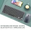 Bàn phím chuột không dây Mini W616 Bluetooth 5.0/3.0 USB 2.4G Silent, PC Laptop & Điện thoại – Giá 295.000₫
