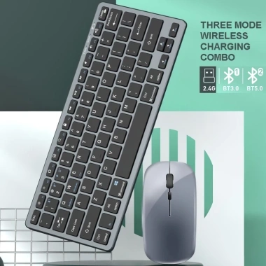 Bàn phím chuột không dây Mini W616 Bluetooth 5.0/3.0 USB 2.4G Silent, PC Laptop & Điện thoại – Giá 295.000₫