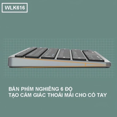 Bàn phím chuột không dây Mini W616 Bluetooth 5.0/3.0 USB 2.4G Silent, PC Laptop & Điện thoại – Giá 295.000₫