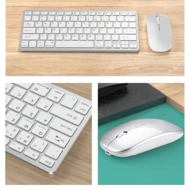 Bàn phím chuột không dây Mini W616 Bluetooth 5.0/3.0 USB 2.4G Silent, PC Laptop & Điện thoại – Giá 295.000₫