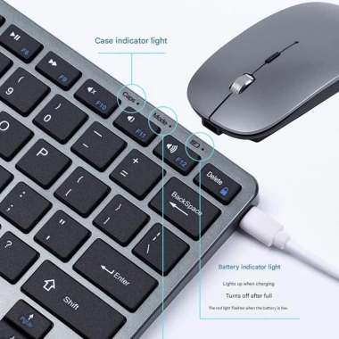 Bàn phím chuột không dây Mini W616C Pin sạc Type‑C, Bluetooth 5.0/3.0, USB 2.4G – Êm ái, Giá 330.000₫ 3 Bàn phím chuột không dây Mini W616C Pin sạc Type‑C, Bluetooth 5.0/3.0, USB 2.4G – Êm ái, Giá 330.000₫ 3