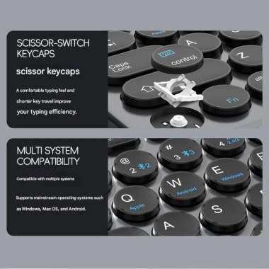 Bàn phím chuột không dây mini W909 pin sạc, đa kết nối Bluetooth 5.0/3.0 + USB 2.4G, giá 390.000₫ 7 Bàn phím chuột không dây mini W909 pin sạc, đa kết nối Bluetooth 5.0/3.0 + USB 2.4G, giá 390.000₫ 7