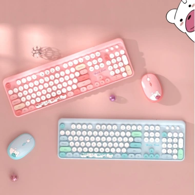 Bàn phím & chuột không dây MOFII Hello Bear USB 2.4G - Thiết kế gấu dễ thương, chính hãng, giảm còn 385.000₫ 4