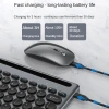 Bàn phím chuột không dây W609 - Bluetooth 5.0, USB 2.4G, khe để điện thoại & tablet, Pin sạc Type-C, giảm còn 420.000₫ 5