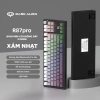 Bàn phím cơ AK82 2.4G/BT, có dây 87 phím Hot-swap, pin 5.000mAh RGB, 499.500 VND 2