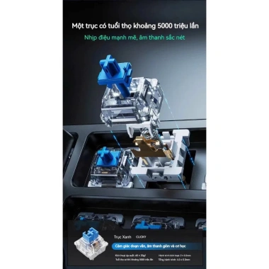 Bàn phím cơ AMG10 có dây full phím Gaming và làm việc, chỉ 299.000đ 8