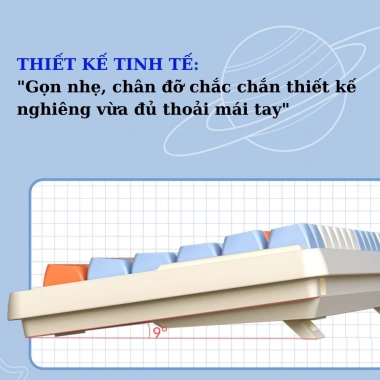 Bàn Phím Cơ Bluetooth LANGTU GK85 - Không Dây, 3 Chế Độ Kết Nối, Đèn LED D01, Giá Ưu Đãi 689.000 VND