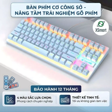 Bàn Phím Cơ Crack K2 PRO LED RGB 10 Chế Độ - Gaming & Văn Phòng, Giá 489.000đ 9