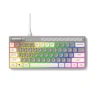 Bàn phím có dây K81 giả cơ gaming – Đèn LED 7 màu, núm xoay và nút vặn âm lượng, 149k 4
