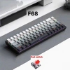 Bàn phím cơ F68 trục đỏ 68 phím LED rainbow đa chế độ - Lý tưởng cho văn phòng và game, giá 296k