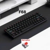 Bàn phím cơ F68 trục đỏ 68 phím LED rainbow đa chế độ - Lý tưởng cho văn phòng và game, giá 296k 2