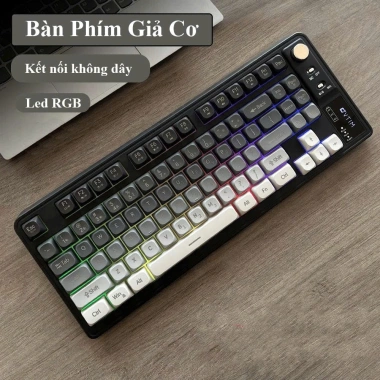 Bàn phím cơ F68 trục đỏ 68 phím LED rainbow đa chế độ - Lý tưởng cho văn phòng và game, giá 296k