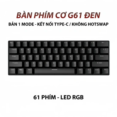Bàn Phím Cơ GK23 3 Mode Bluetooth + 2.4G, 61 Phím Hotswap 5 Pin, LED RGB – 300.000₫ 10