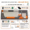 Bàn Phím Cơ Không Dây K8BT BT5.0 Hotswap Red Switch LED Gõ Êm Lót Foam Giá 881k 2