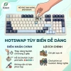 Bàn Phím Cơ Không Dây K8BT BT5.0 Hotswap Red Switch LED Gõ Êm Lót Foam Giá 881k 6