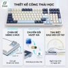 Bàn Phím Cơ Không Dây K8BT BT5.0 Hotswap Red Switch LED Gõ Êm Lót Foam Giá 881k 9