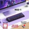 Bàn phím cơ không dây RS01 3 mode Dành cho văn phòng và game, hoàn tiền 100% 3