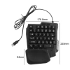 Bàn phím cơ MAOYE66SY 35 phím một tay phát sáng USB cho game và điện thoại 6