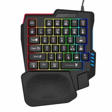Bàn phím cơ MAOYE66SY 35 phím một tay phát sáng USB cho game và điện thoại 10 Bàn phím cơ MAOYE66SY 35 phím một tay phát sáng USB cho game và điện thoại 10