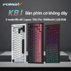 Bàn phím cơ Onikuma K81 không dây 2.4G Bluetooth, LED RGB, 3 chế độ, 5 pin hotswap, sạc pin - Giá chỉ 499.000₫