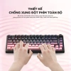 Bàn phím cơ Onikuma K81 không dây 2.4G Bluetooth, LED RGB, 3 chế độ, 5 pin hotswap, sạc pin - Giá chỉ 499.000₫ 8