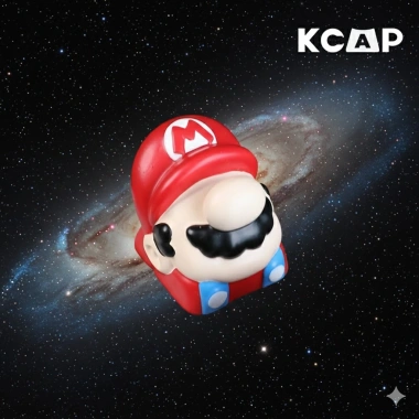 Bàn phím cơ Super Mario Anime KCAP - Thiết kế anime, đèn RGB, giá ưu đãi 222k tại World of keycaps