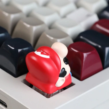 Bàn phím cơ Super Mario Anime KCAP - Thiết kế anime, đèn RGB, giá ưu đãi 222k tại World of keycaps