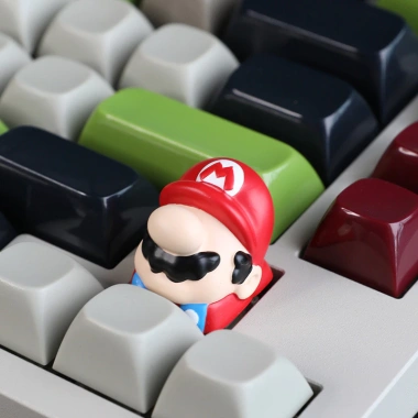 Bàn phím cơ Super Mario Anime KCAP - Thiết kế anime, đèn RGB, giá ưu đãi 222k tại World of keycaps