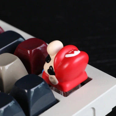 Bàn phím cơ Super Mario Anime KCAP - Thiết kế anime, đèn RGB, giá ưu đãi 222k tại World of keycaps