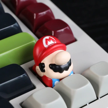 Bàn phím cơ Super Mario Anime KCAP - Thiết kế anime, đèn RGB, giá ưu đãi 222k tại World of keycaps