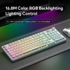 Bàn phím FURYCUBE IP98 PRO Bluetooth/USB, LED RGB, Smart Knob, Keycap PBT cao cấp, không ồn - Giá chỉ 469.000₫