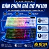 Bàn phím gaming giả cơ YINDIAO PK100 có dây, nút tròn, LED RGB, chống nước, Game & Văn phòng