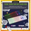 Bàn phím gaming giả cơ YINDIAO PK100 có dây, nút tròn, LED RGB, chống nước, Game & Văn phòng 2