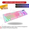 Bàn phím gaming giả cơ YINDIAO PK100 có dây, nút tròn, LED RGB, chống nước, Game & Văn phòng 6