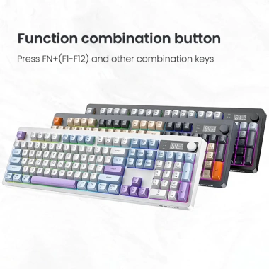 Bàn Phím Gaming Không Dây XUNFOX Bluetooth 2.4G LED RGB - Giá chỉ 489.000₫
