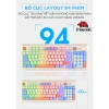 Bàn Phím Gaming LED ZiyouLang K82 Phím Êm Giảm Ồn Núm Xoay Cao Cấp 5
