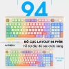 Bàn phím gaming XUNFOX K82/K10/K820 có dây công thái học LED Rainbow - Giá 219.000đ 2