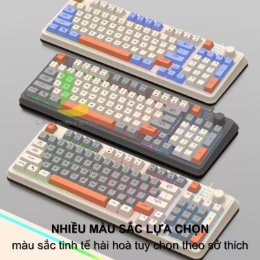 Bàn phím gaming XUNFOX K82/K10/K820 có dây công thái học LED Rainbow - Giá 219.000đ 4